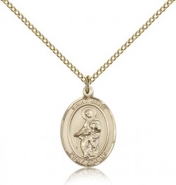 St. Jane of Valois Medal, Gold Filled, Medium [BL2164]