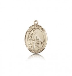 St. Veronica Medal, 14 Karat Gold, Medium [BL3851]