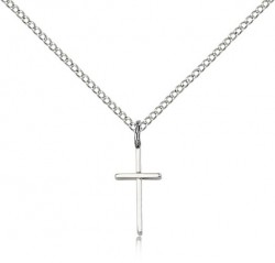 Cross Pendant, Sterling Silver [BL4012]