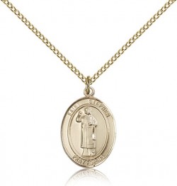 St. Stephen the Martyr Medal, Gold Filled, Medium [BL3710]