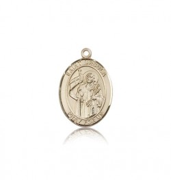 St. Ursula Medal, 14 Karat Gold, Medium [BL3833]