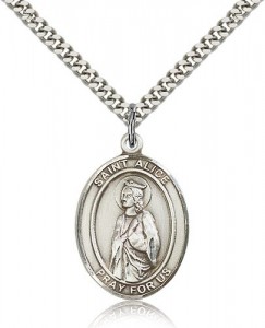 St. Alice Medal, Sterling Silver, Large [BL0651]