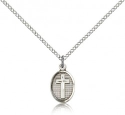 Cross Pendant, Sterling Silver [BL5107]