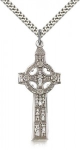 Scriptures Cross Pendant, Sterling Silver [BL4332]