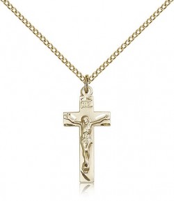 Crucifix Pendant, Gold Filled [BL3989]