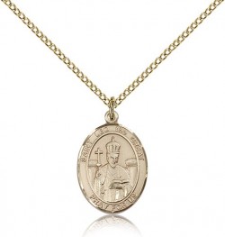 St. Leo the Great Medal, Gold Filled, Medium [BL2596]