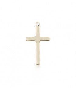 Cross Pendant, 14 Karat Gold [BL6417]