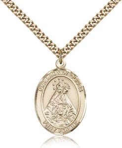 Our Lady of Olives Medal, Gold Filled, Large [BL0402]