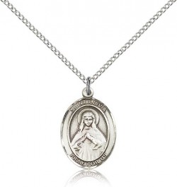 St. Olivia Medal, Sterling Silver, Medium [BL2994]