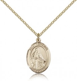St. Veronica Medal, Gold Filled, Medium [BL3854]