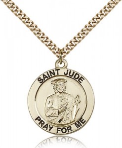St. Jude Medal, Gold Filled [BL5740]