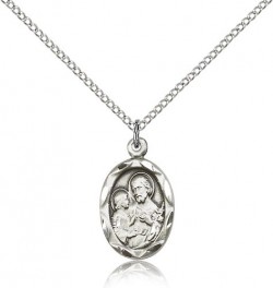 St. Joseph Medal, Sterling Silver [BL4624]