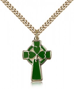 Celtic Cross Pendant, Gold Filled [BL6475]