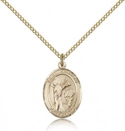 St. Kenneth Medal, Gold Filled, Medium [BL2542]