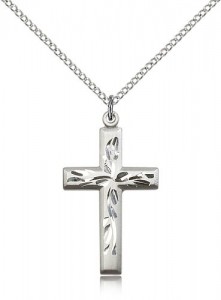 Cross Pendant, Sterling Silver [BL6601]