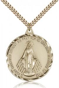 Miraculous Medal, Gold Filled [BL4249]