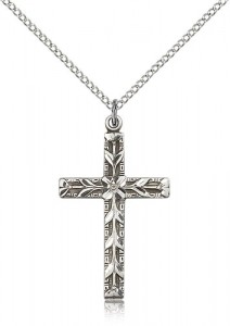Cross Pendant, Sterling Silver [BL6598]