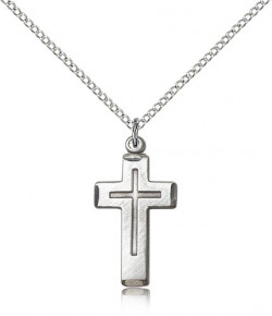 Cross Pendant, Sterling Silver [BL5204]
