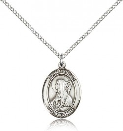 St. Brigid of Ireland Medal, Sterling Silver, Medium [BL0982]