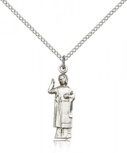 St. Florian Medal, Sterling Silver [BL6638]