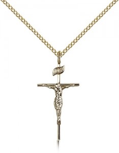 Crucifix Pendant, Gold Filled [BL5205]