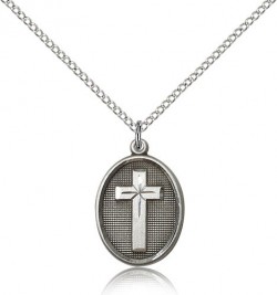 Cross Pendant, Sterling Silver [BL5019]