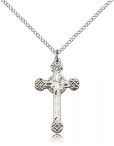 Cross Pendant, Sterling Silver [BL6671]
