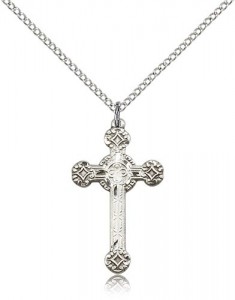 Cross Pendant, Sterling Silver [BL6671]