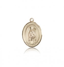 St. Ronan Medal, 14 Karat Gold, Medium [BL3286]