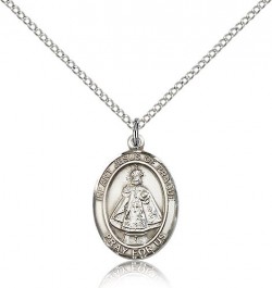 Infant of Prague Medal, Sterling Silver, Medium [BL0199]
