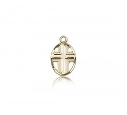 Cross Pendant, 14 Karat Gold [BL5088]