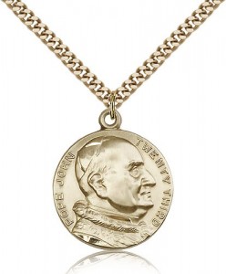 St. Pope John Xxii Medal, Gold Filled [BL5115]