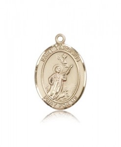 St. Tarcisius Medal, 14 Karat Gold, Large [BL3724]