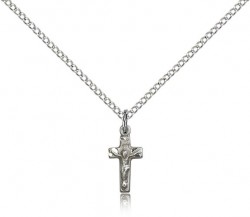 Crucifix Pendant, Sterling Silver [BL5870]