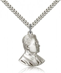 Saint Pius X Medal, Sterling Silver [BL5053]