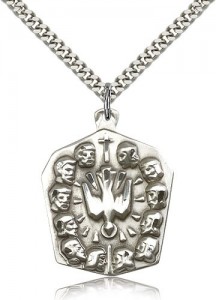 Apostles Medal, Sterling Silver [BL6427]