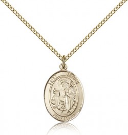 St. James the Greater Medal, Gold Filled, Medium [BL2146]