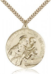 St. Anthony Medal, Gold Filled [BL4236]