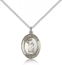 St. Stephen the Martyr Medal, Sterling Silver, Medium [BL3713]