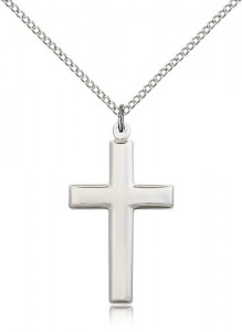 Cross Pendant, Sterling Silver [BL5377]