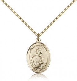 St. Peter the Apostle Medal, Gold Filled, Medium [BL3064]