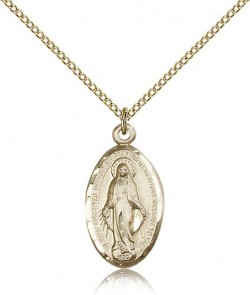 Miraculous Medal, Gold Filled [BL5223]