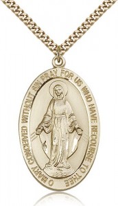 Miraculous Medal, Gold Filled [BL6533]