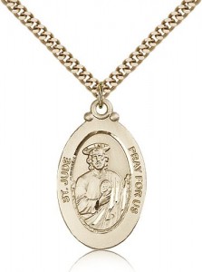 St. Jude Medal, Gold Filled [BL5915]