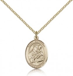 St. Anthony of Padua Medal, Gold Filled, Medium [BL0766]