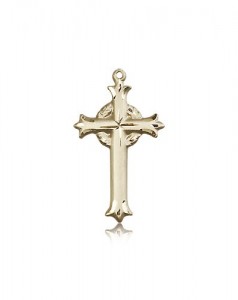 Cross Pendant, 14 Karat Gold [BL6685]