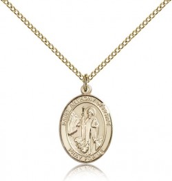 St. Anthony of Egypt Medal, Gold Filled, Medium [BL0757]