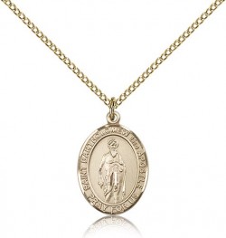 St. Bartholomew the Apostle Medal, Gold Filled, Medium [BL0847]