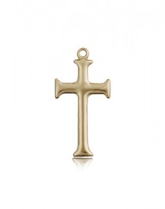 Cross Pendant, 14 Karat Gold [BL6676]