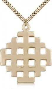 Cross Pendant, Gold Filled [BL6377]